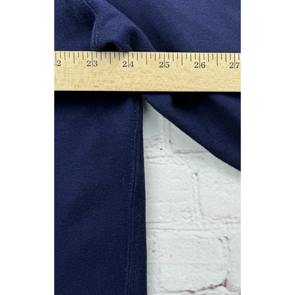 Vintage Polo Ralph Lauren Mens Rugby Polo Shirt Long Sleeve XXL Blue Elbow Patch